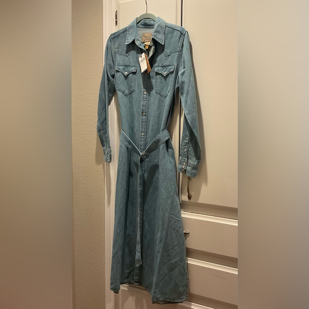 Polo Ralph Lauren Denim Dress 🤠🌻👗👢